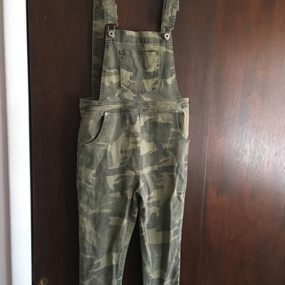 NWT camo overalls